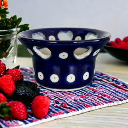 Świecznik tealight Kropka dek. 70A Ceramika Artystyczna