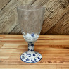 Szklanka, kielich na ceramicznej stopce dek. 0142 Ceramika "Millena"
