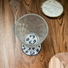 Szklanka, kielich na ceramicznej stopce dek. 0142 Ceramika "Millena"
